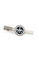Tie bar with NBA logo on a white background