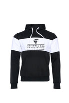 Black and white hoodie with 'National Bar Association' logo on a white background